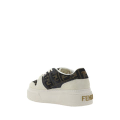 Fendi Brown Rubber Platform Sneakers