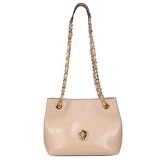 Versace Pink Leather Shoulder Bag