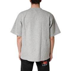 Dolce & Gabbana Grey Cotton Crewneck Short Sleeve T-Shirt