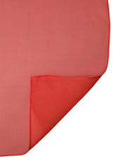 Dolce & Gabbana Red Silk Neck Wrap Shawl Foulard 133cm x 129cm  Scarf