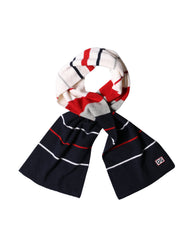 Dolce & Gabbana Multicolor Stripes Shawl Neck Wrap 119cm x 20cm  Scarf