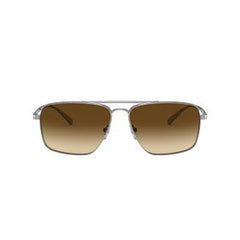 Versace Gray Metal Sunglasses