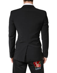 Dolce & Gabbana Black MARTINI Single Breasted Tuxedo Blazer