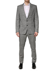 Dolce & Gabbana Gray MARTINI Single Breasted Formal 2PC Suit