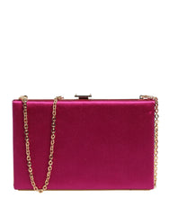 Dolce & Gabbana Pink Cotton Clutch Evening Crossbody Women Purse Bag