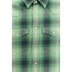 Tom Ford Bicolor Cotton Pattern Shirt