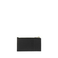 Saint Laurent Black Calf Leather Bos Taurus Wallet