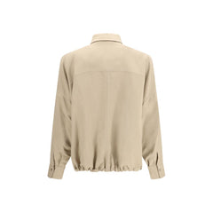Brunello Cucinelli Beige Viscose Blouse