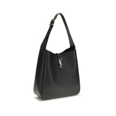 Saint Laurent Black Calf Leather Bos Taurus Shoulder Bag