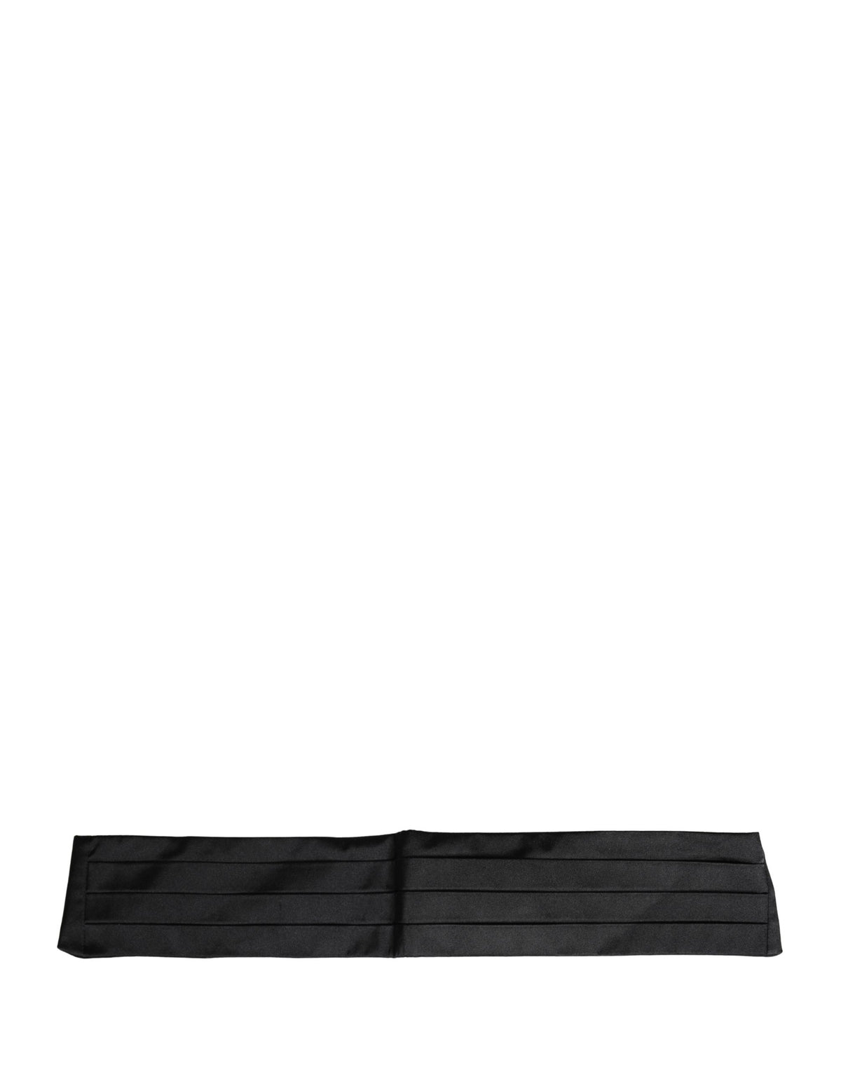 Dolce & Gabbana Black 100% Silk Women Wide Waist Cummerbund