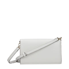 Jimmy Choo White Leather Clutch Bag