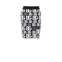 Dolce & Gabbana Black Cotton Mini Skirt