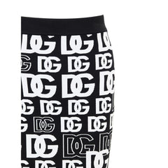 Dolce & Gabbana Black Cotton Mini Skirt