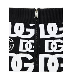 Dolce & Gabbana Black Cotton Mini Skirt