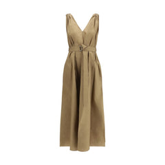 Brunello Cucinelli Beige Polyamide Casual Dress