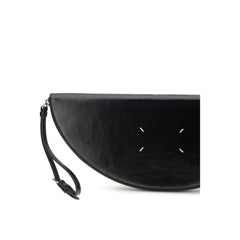 Maison Margiela Black Calf Leather Bos Taurus Clutch Bag