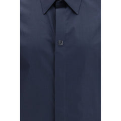 Fendi Blue Cotton Shirt