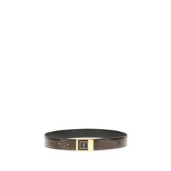 Saint Laurent Bicolor Calf Leather Bos Taurus Regular Belt
