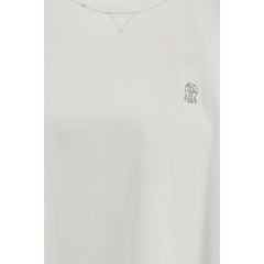 Brunello Cucinelli White Cotton T-Shirt