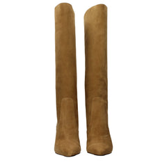 Jimmy Choo Brown Leather High Heel Boots