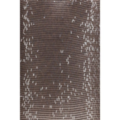 Brunello Cucinelli Brown Silk Sleeveles T-Shirt