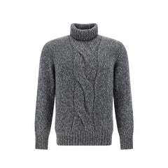Brunello Cucinelli Gray Cashmere Sweater