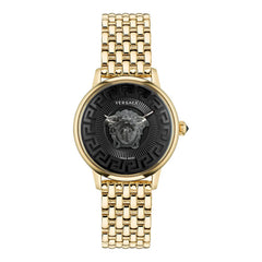 Versace Gold Stainless Steel Dress Watch