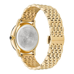 Versace Gold Stainless Steel Dress Watch