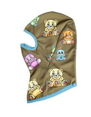 Dolce & Gabbana Men Brown Bears Polyester Ski Mask Balaclava Hat