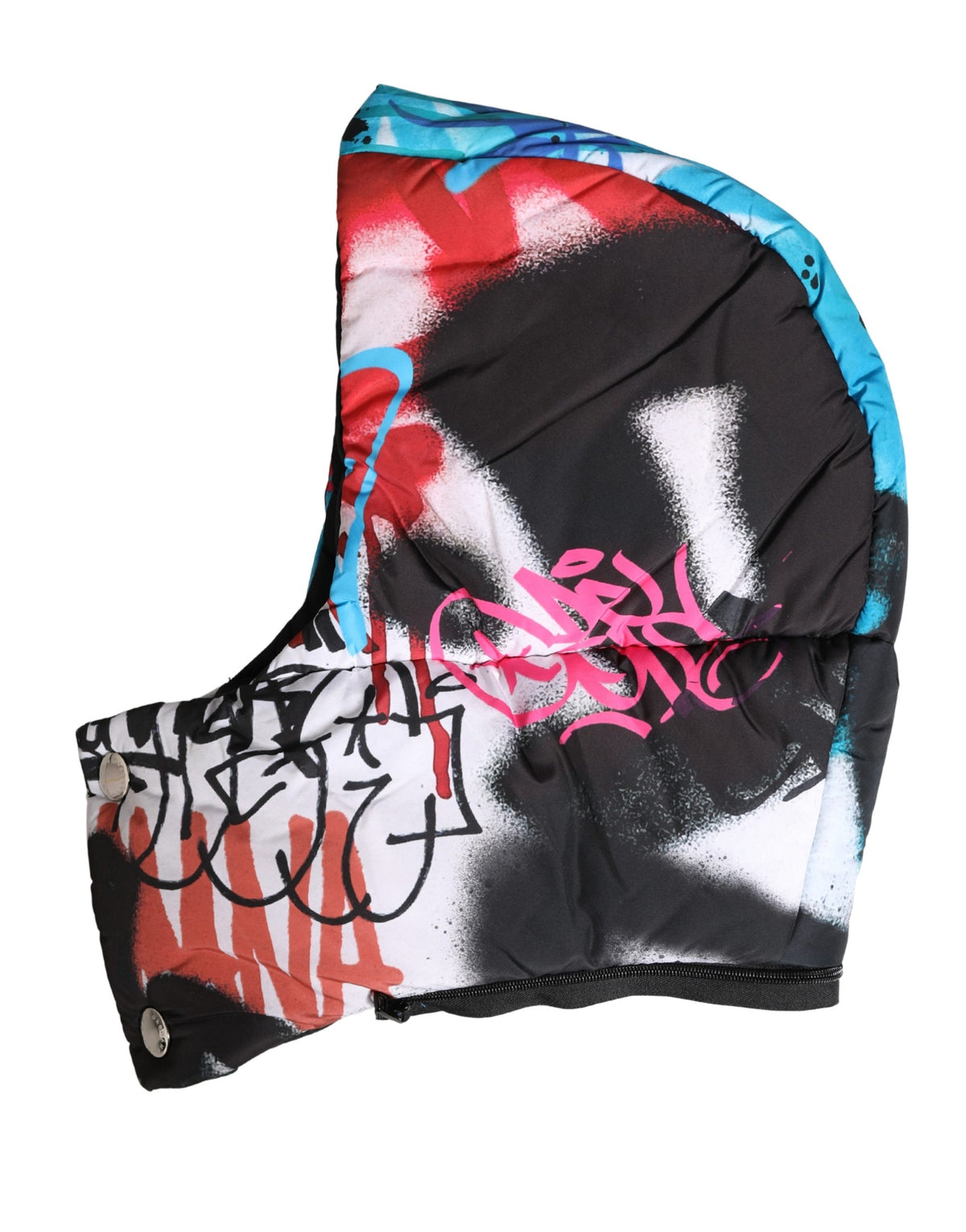 Dolce & Gabbana Multicolor Graffiti Whole Head Wrap Capello Hat