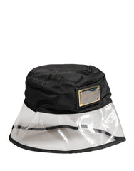 Dolce & Gabbana Men Black Plastic Fisherman Bucket Capello Hat