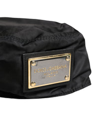 Dolce & Gabbana Men Black Plastic Fisherman Bucket Capello Hat