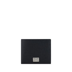 Dolce & Gabbana Black Calf Leather Bos Taurus Wallet
