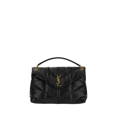 Saint Laurent Black Lamb Leather Shoulder Bag
