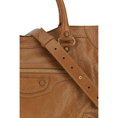 Balenciaga Beige Lamb Ovis Aries Aries Handbag