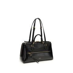 Dolce & Gabbana Black Calf Leather Bos Taurus Shoulder Bag