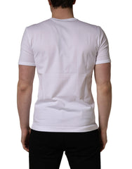 Dolce & Gabbana White #DGLovesDUBAI Cotton Crew Neck T-shirt
