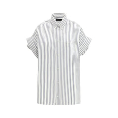 Balenciaga White Cotton Shortsleeve Shirt