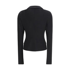 Dolce & Gabbana Black Fleece Wool Jackets And Coat