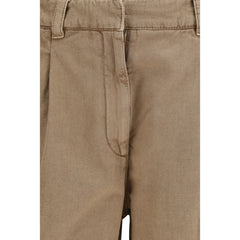 Brunello Cucinelli Beige Cotton Bermuda Shorts