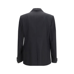 Dolce & Gabbana Black Wool Oves Aries Blazer
