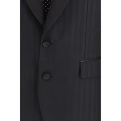 Dolce & Gabbana Black Wool Oves Aries Blazer