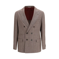 Brunello Cucinelli Brown Linen Blazer