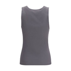 Dolce & Gabbana Gray Cotton Tank Tops