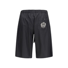 Dolce & Gabbana Black Cotton Bermuda Shorts