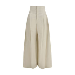 Brunello Cucinelli Beige Cotton Pants