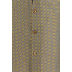 Saint Laurent Multicolor Silk Pattern Shirt