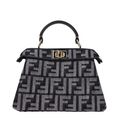 Fendi Black Fabric Handbag