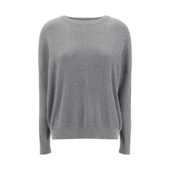 Brunello Cucinelli Gray Cotton Sweatshirt