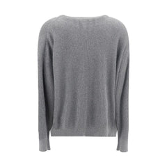 Brunello Cucinelli Gray Cotton Sweatshirt